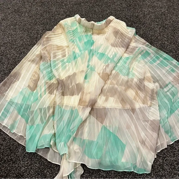 Club Monaco Elegant floral Pleated Skirt - maxi skirt | bohemian  festival - Picture 9 of 10